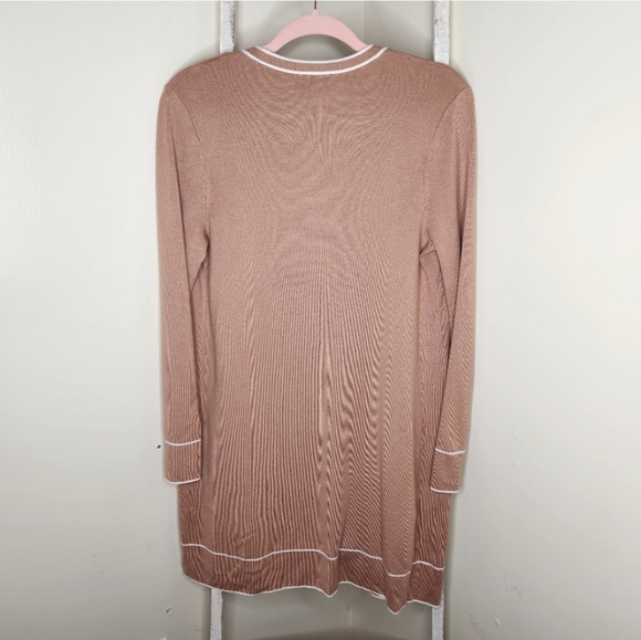 Talbots Cardigan Sweater NWT womens Medium long line open front double pocket - Picture 5 of 5